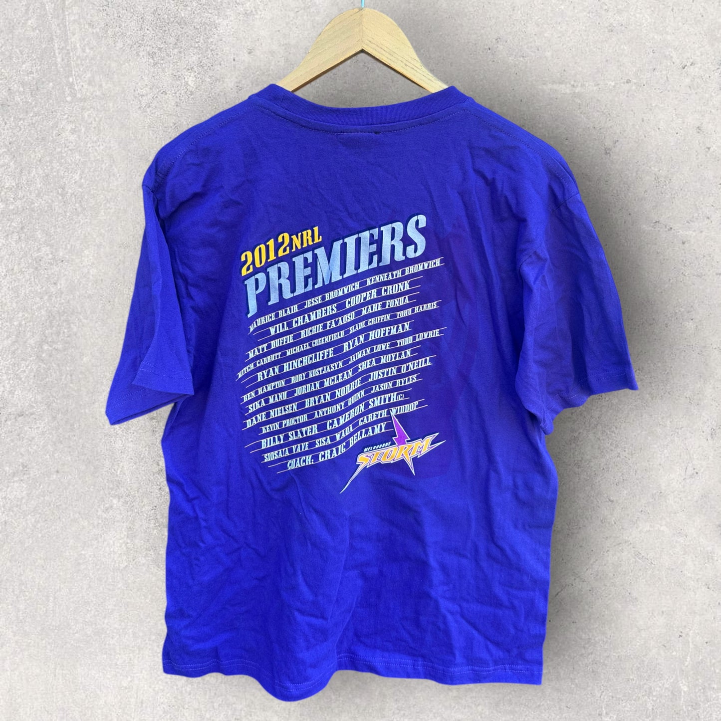 MELBOURNE STORM 2012 PREMIERS T-SHIRT