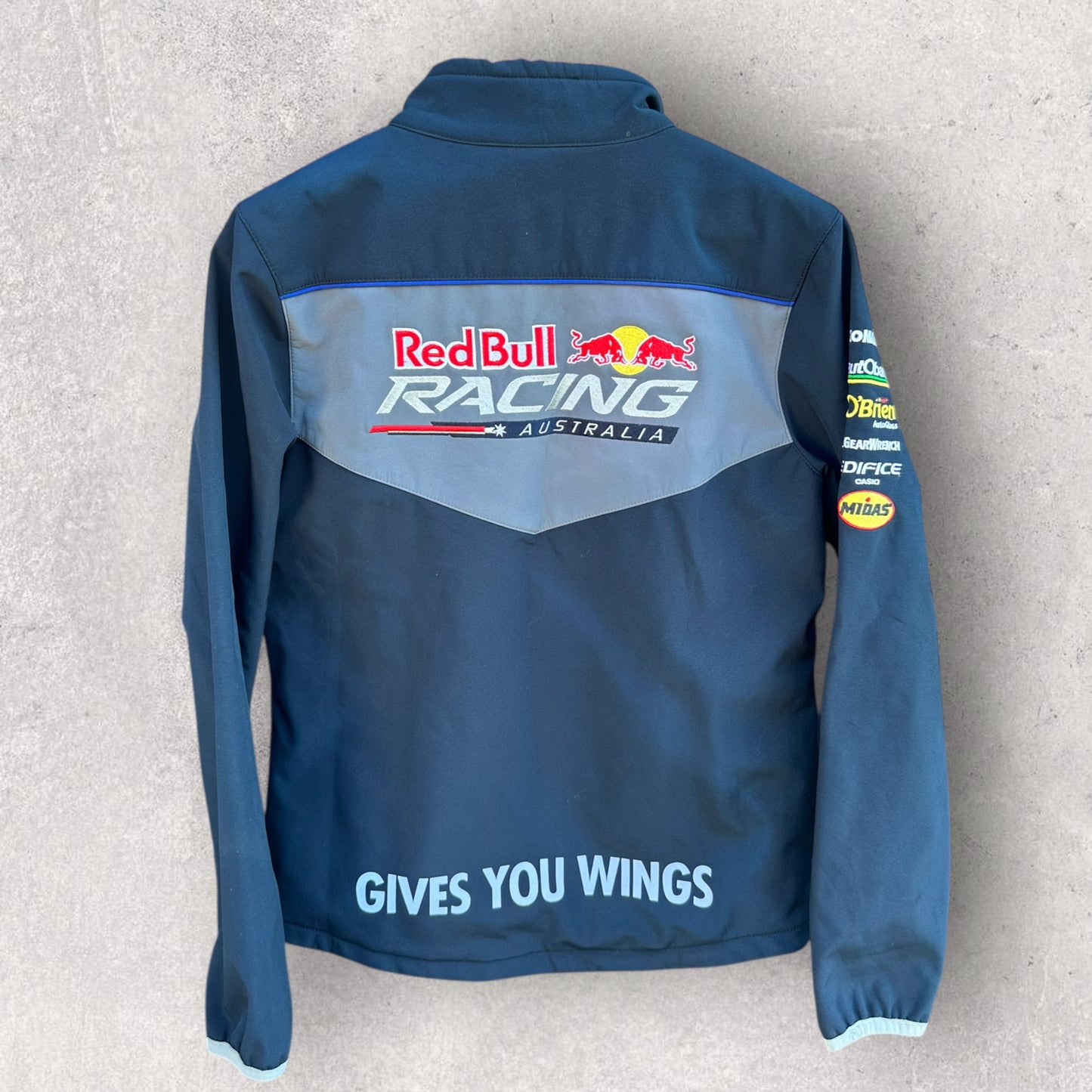 RED BULL RACING HOLDEN FULL ZIP LADIES SOFT SHELL JACKET