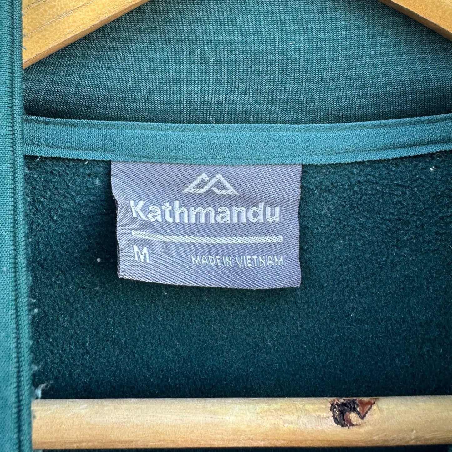 KATHMANDU FULL ZIP GREEN JACKET