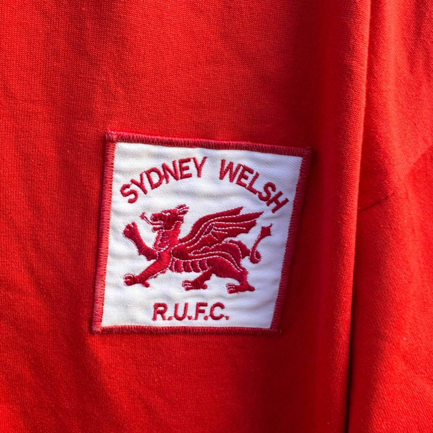 SYDNEY WELSH RUGBY UNION FOOTBALL CLUB VINTAGE JERSEY