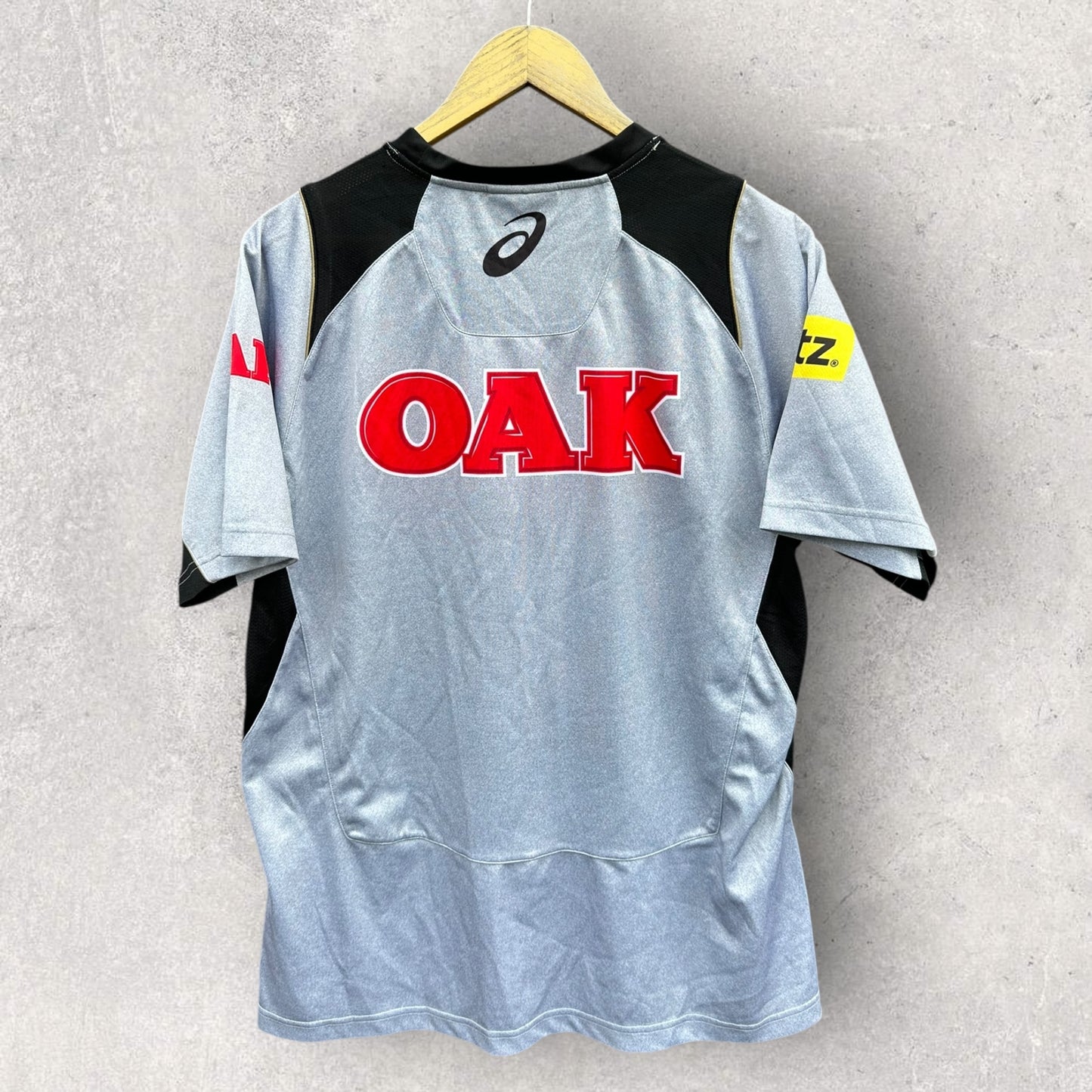 PENRITH PANTHERS ASICS GREY TRAINING SHIRT