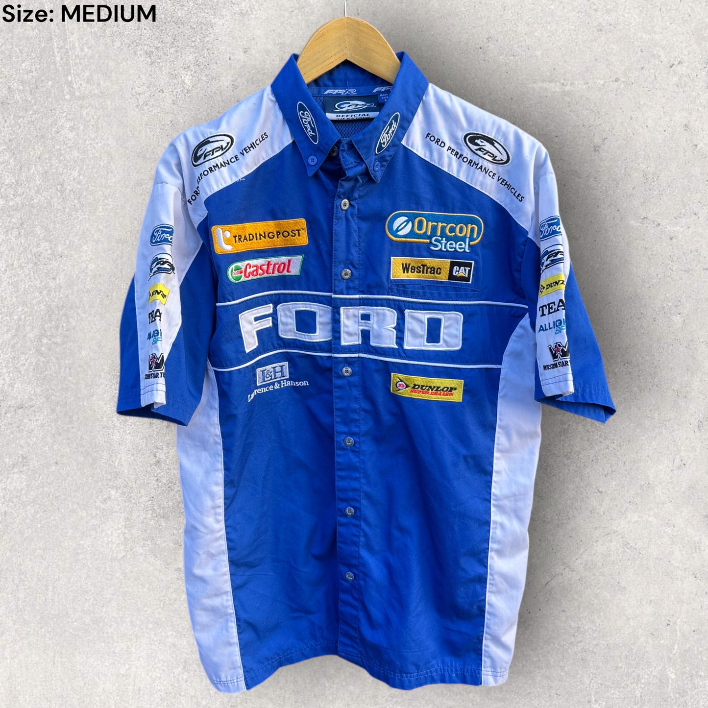 FORD PERFORMANCE RACING BLUE SHORT SLEEVE SHIRT