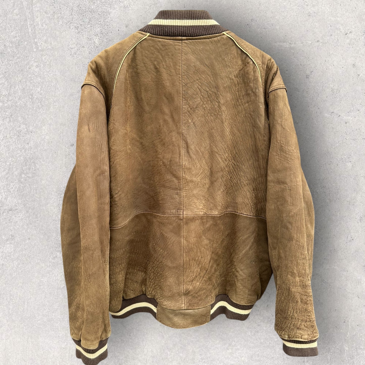 SAN FRANCISCO GIANTS X CARL BANKS MLB BROWN BOMBER JACKET