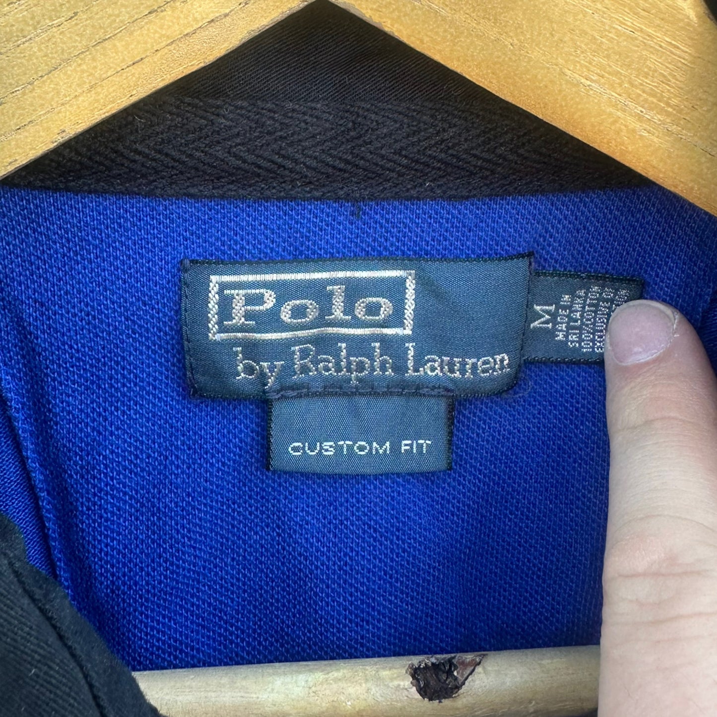 RALPH LAUREN POLO CLUB BLUE POLO SHIRT