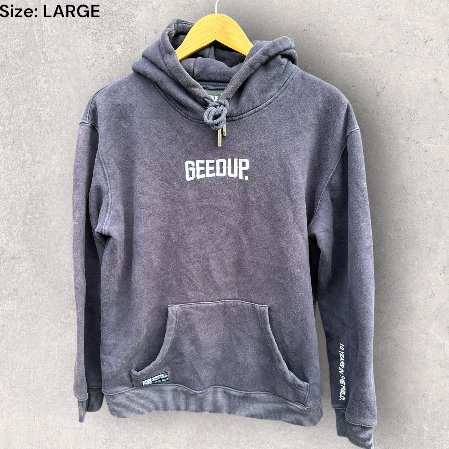 GEEDUP ROYAL BLUE PULLOVER HOODED JUMPER