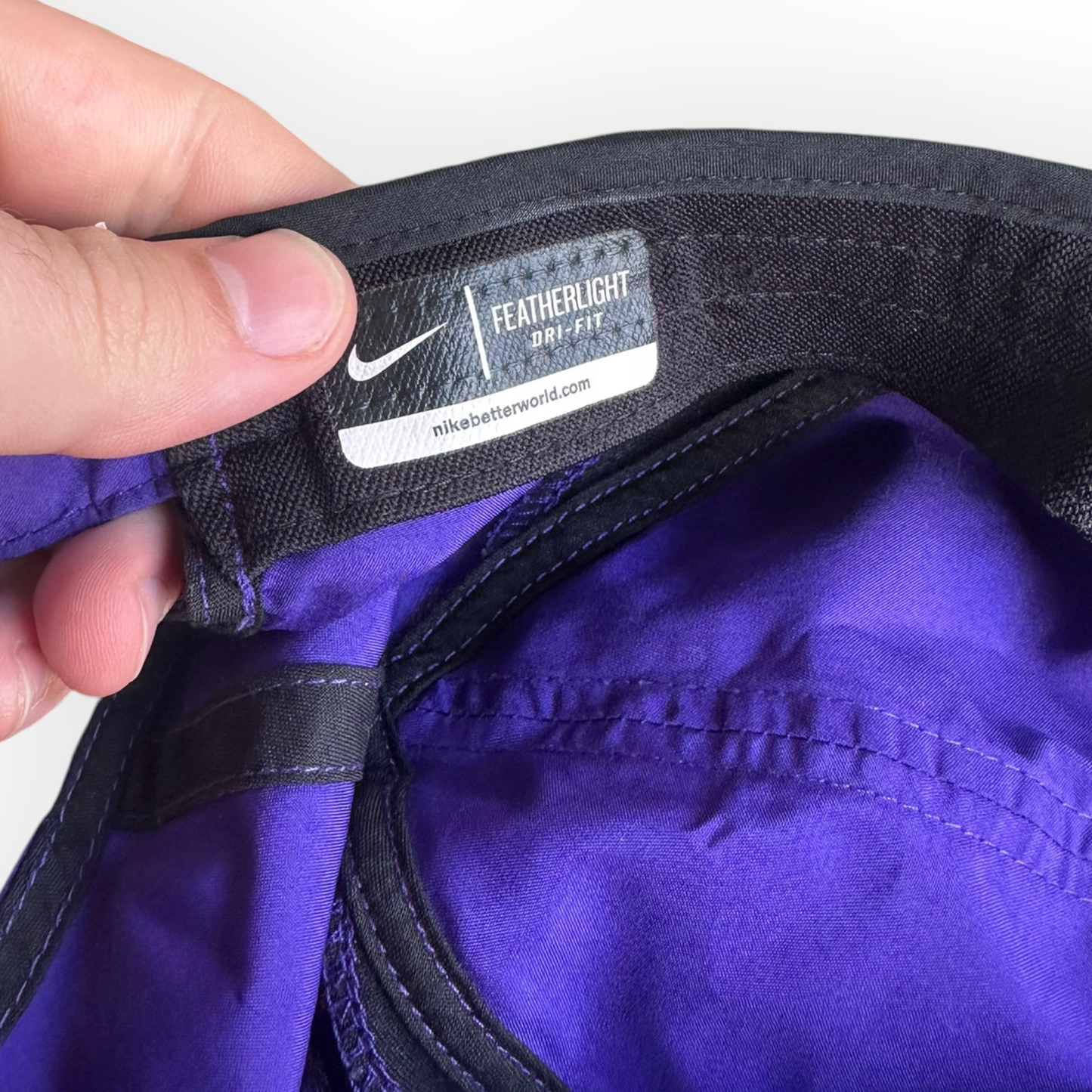 Nike Featherlight Dri-Fit Purple Running Hat Cap