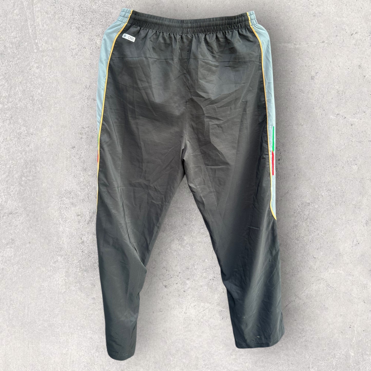 SOUTH SYDNEY RABBITOHS BLACK ISC TRACK PANTS
