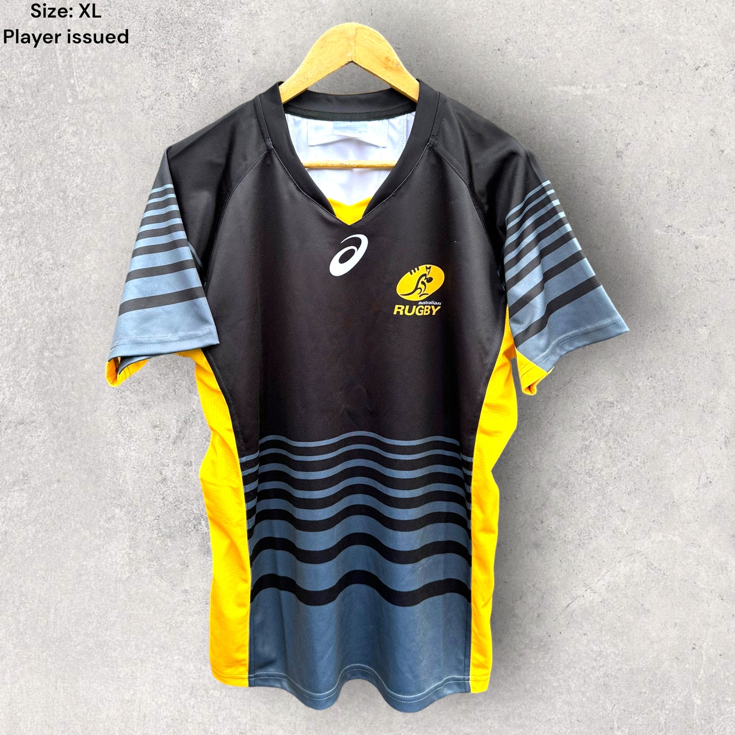 AUSTRALIAN A ASICS PLAYER ISSUED JERSEY