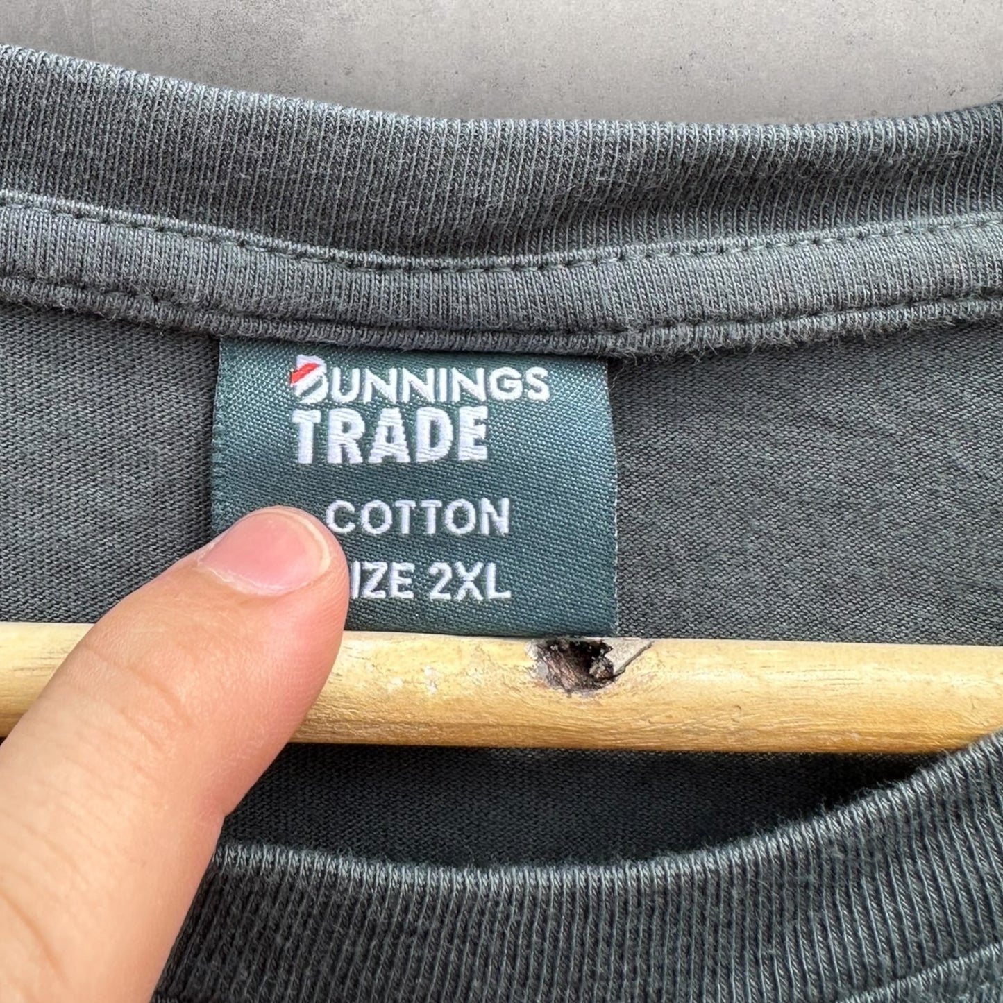 BUNNINGS TRADE GREEN SHORT SLEEVE SHIRT