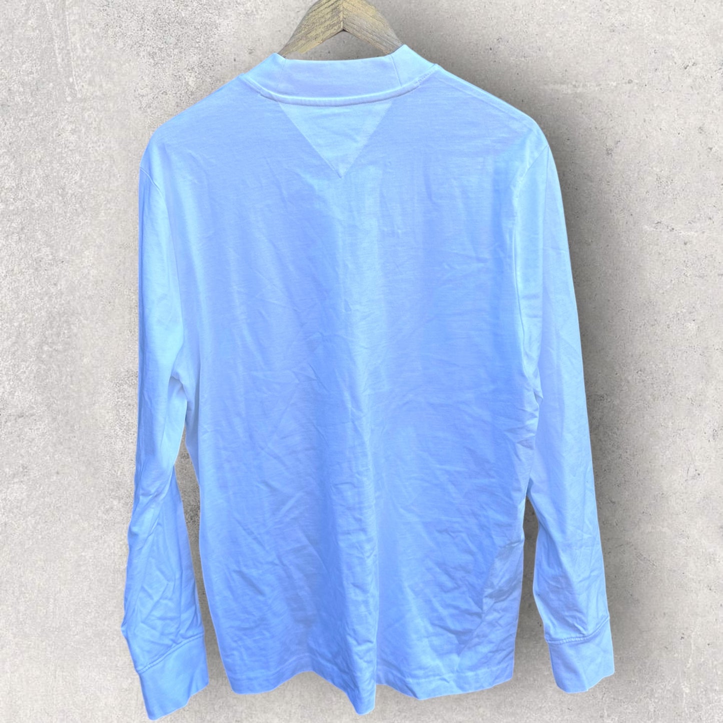 TOMMY JEANS WHITE LONG SLEEVE SHIRT