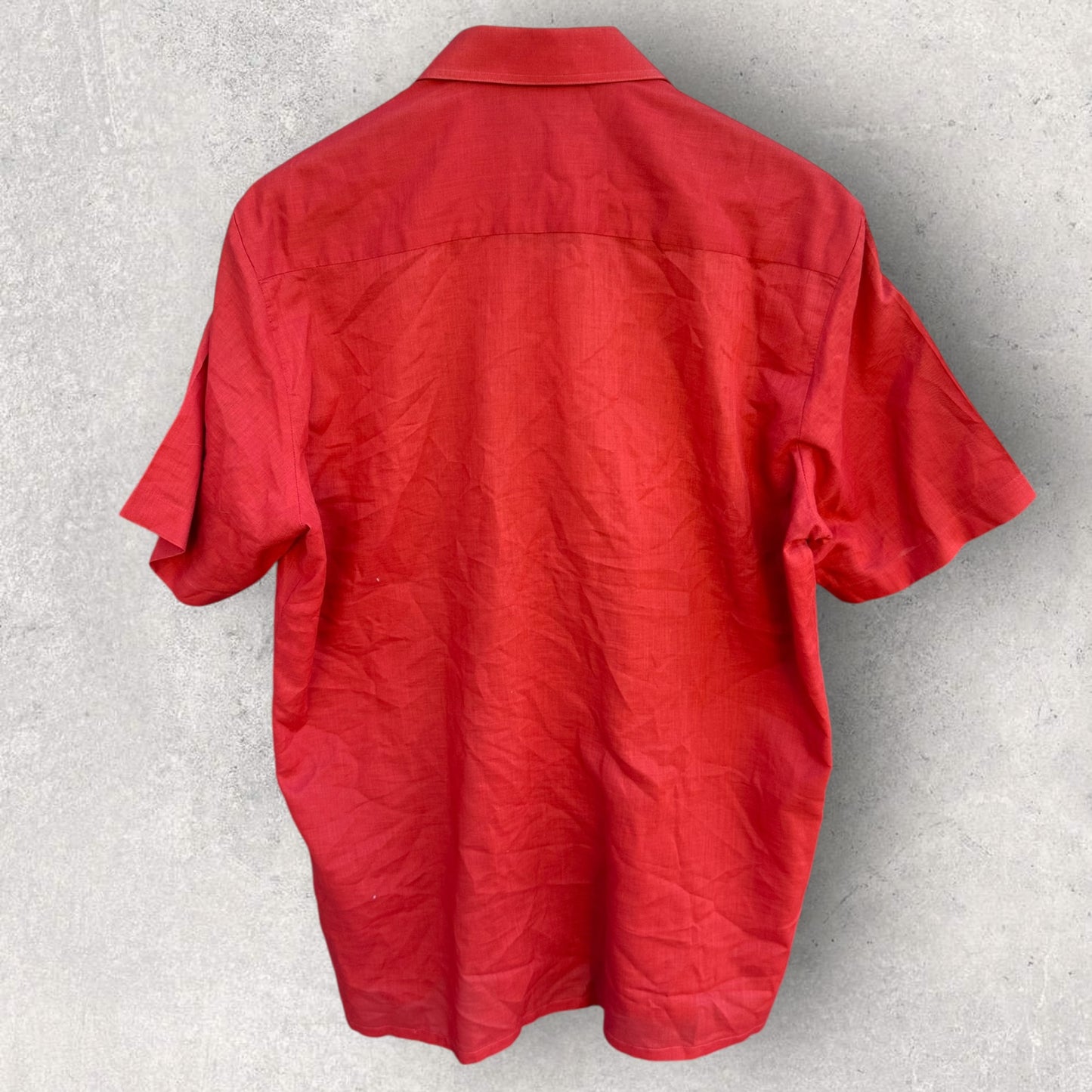 VAG VINTAGE RED BUTTON UP SHIRT BY VICTOR GRYNBERG