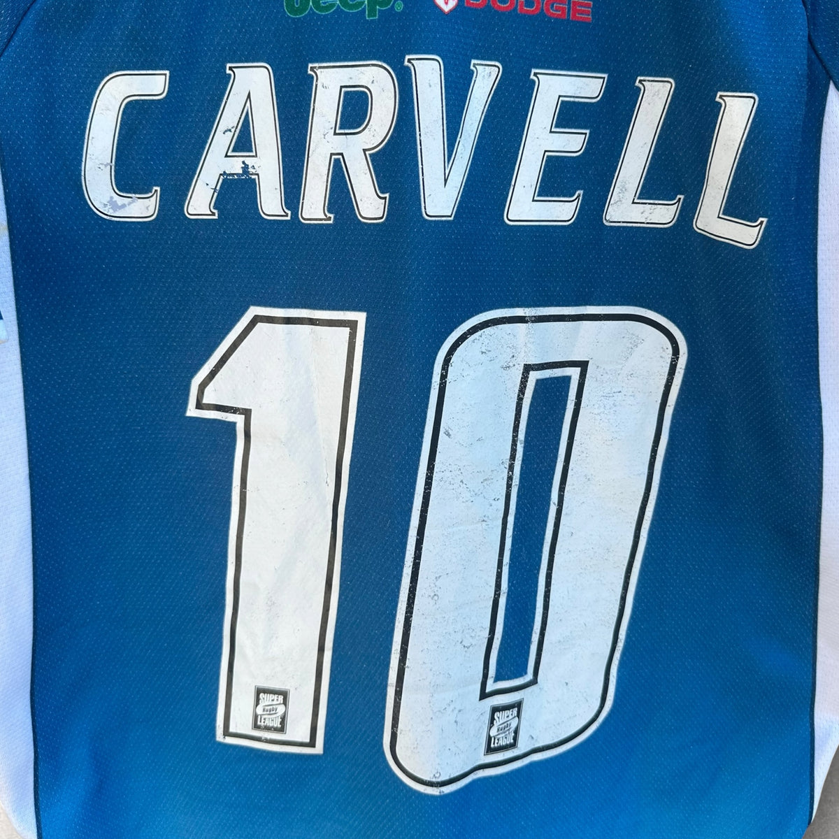 Gareth Carvell Hull FC 2008 Isc Rugby League Match Worn Jersey