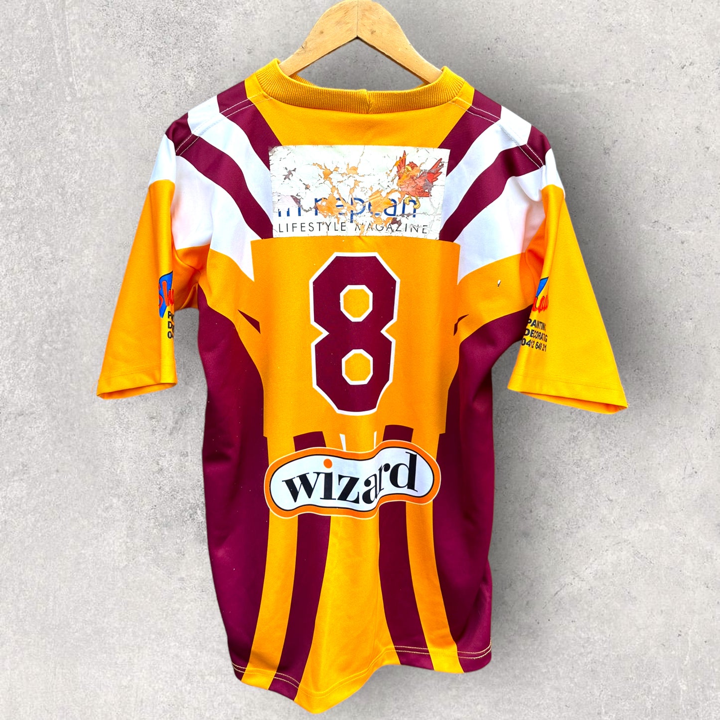 GLENMORE PARK BRUMBIES PLAYER WORN JERSEY