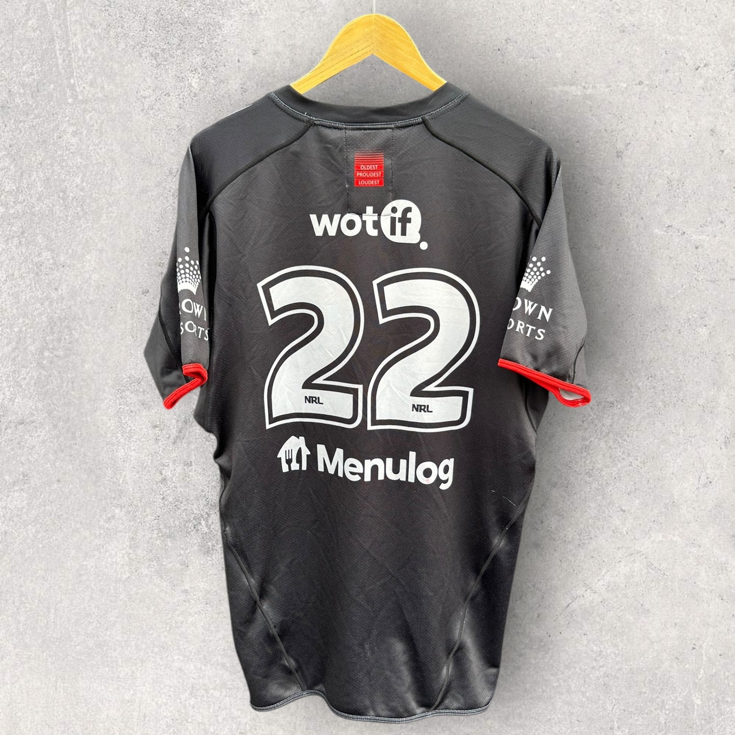 SOUTH SYDNEY RABBITOHS 2023 PLAYER WORN TRAINING DRILL JERSEY