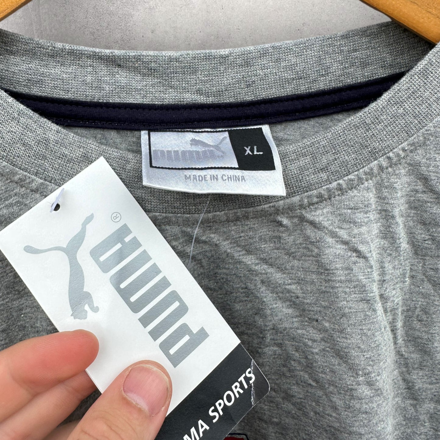 PUMA VINTAGE GREY T-SHIRT BRAND NEW WITH TAGS