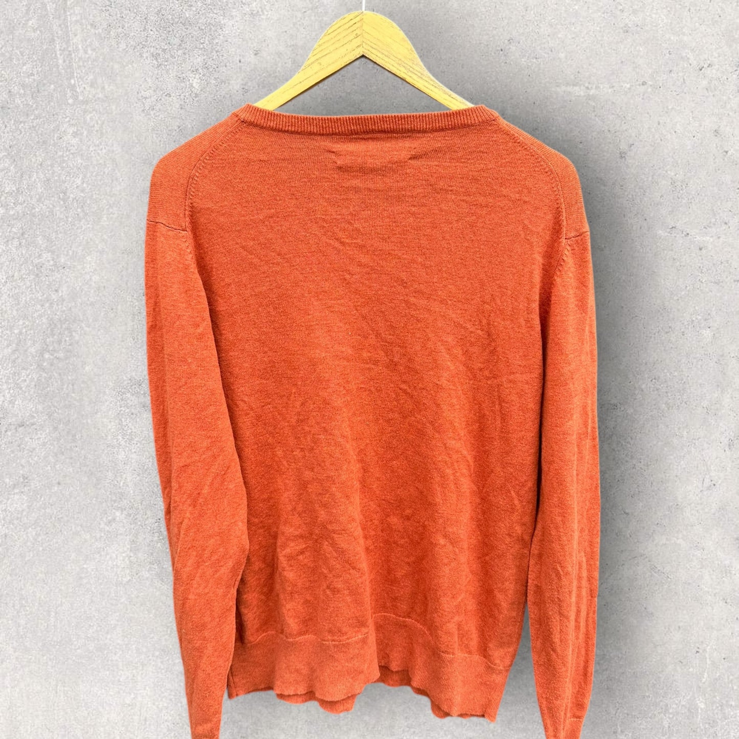 RM WILLIAMS WOOLEN CLAY COLOURED PULLOVER CARDIGAN