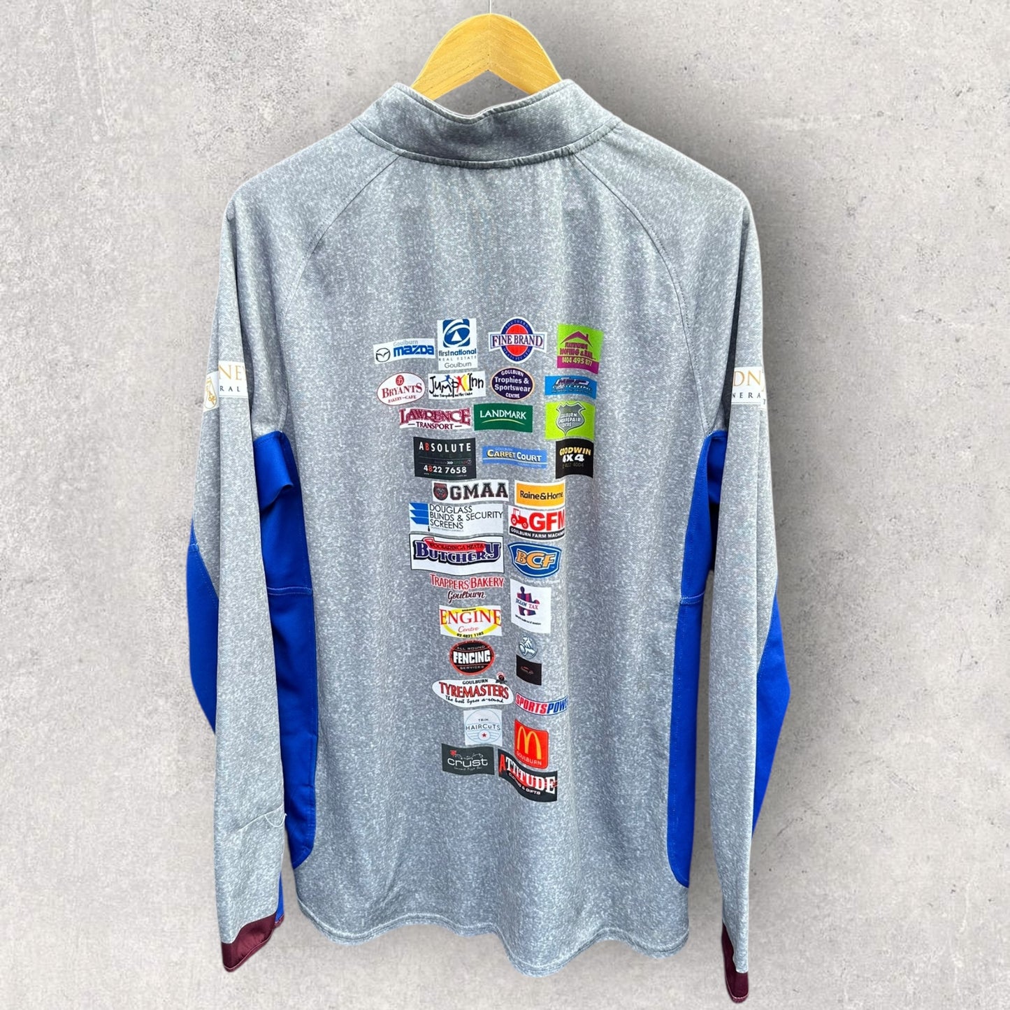 GOULBURN STOCKMEN RUGBY LEAGUE HALF ZIP TRAINING SHIRT