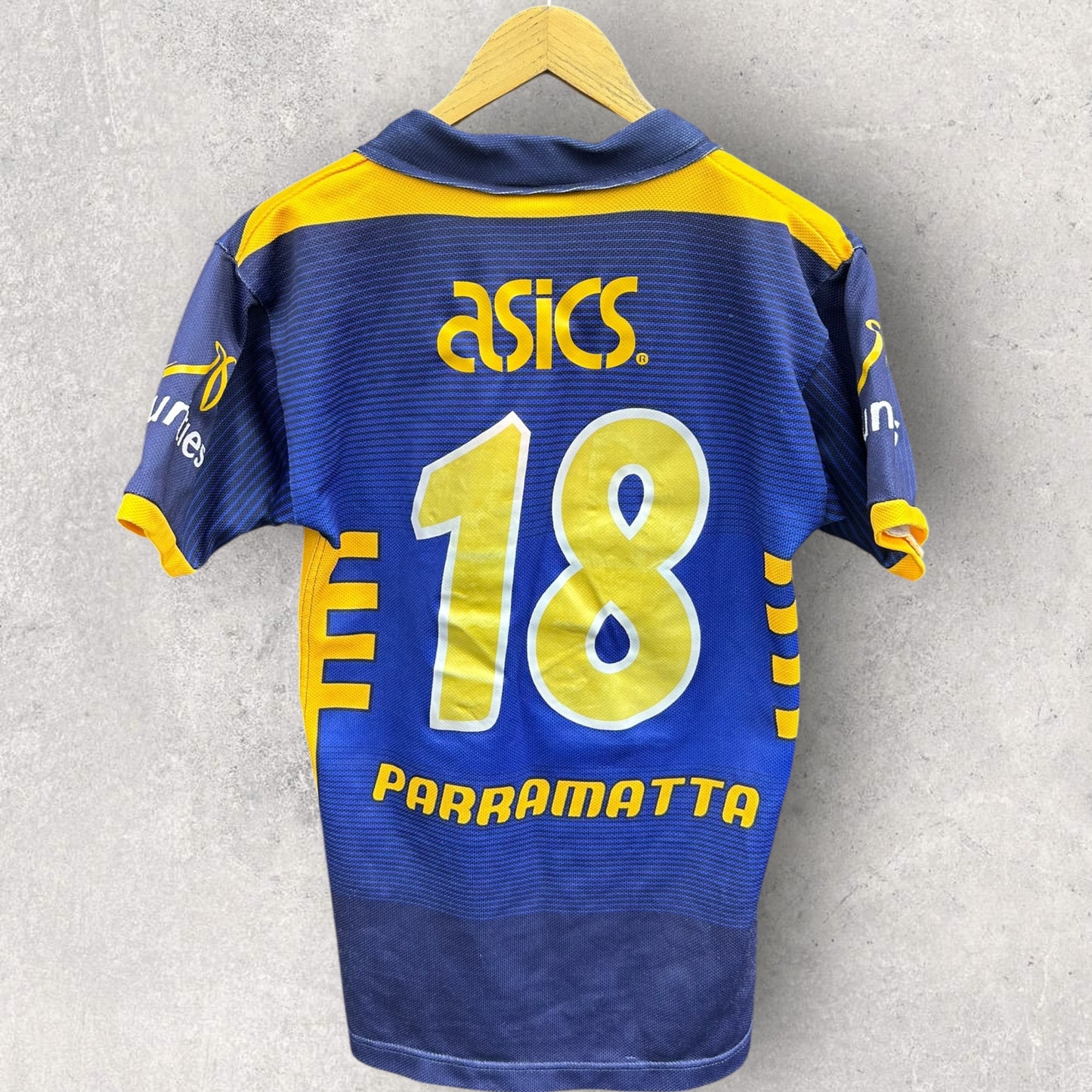 PARRAMATTA EELS 2004 CLASSIC MATCH WORN JERSEY