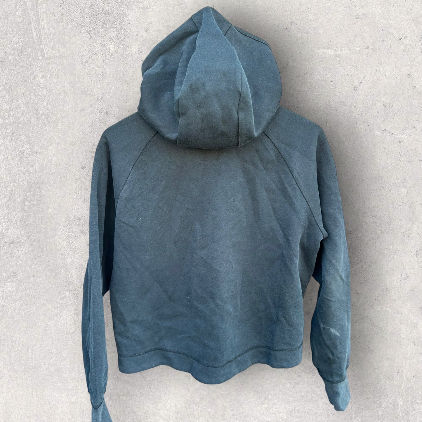 NIKE BLACK LADIES TECH FLEECE HOODED JACKET