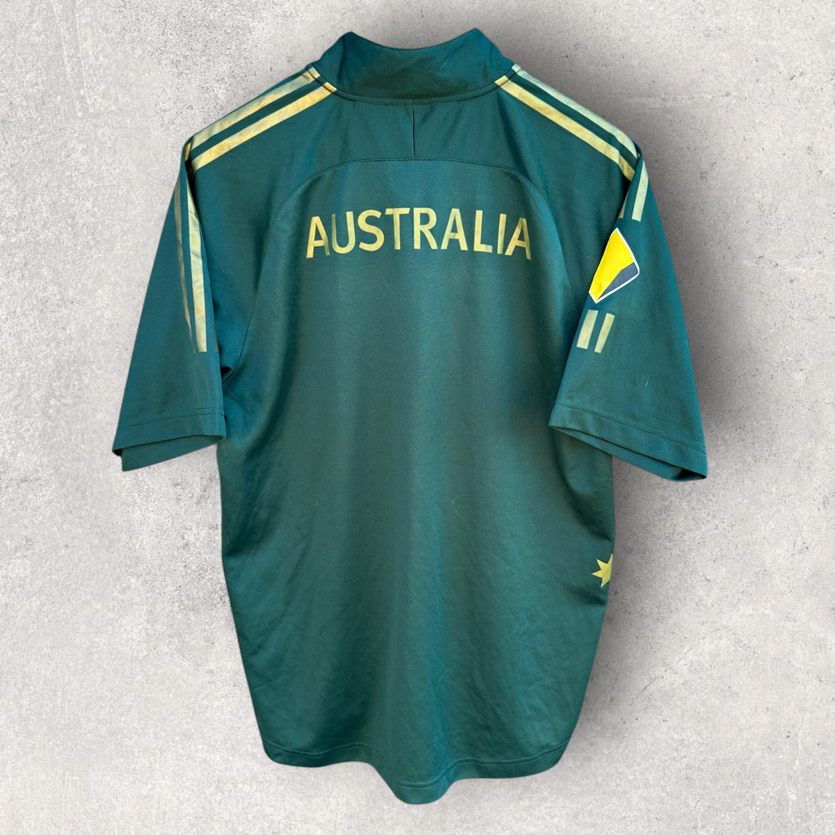 Cricket Australian Adidas ODI Green Short Sleeve Jersey