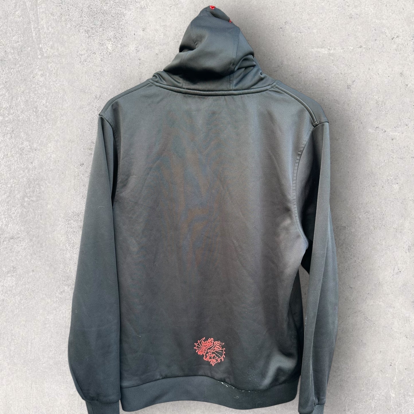 ST GEORGE ILLAWARRA DRAGONS X-BLADES BLACK HOODED JUMPER