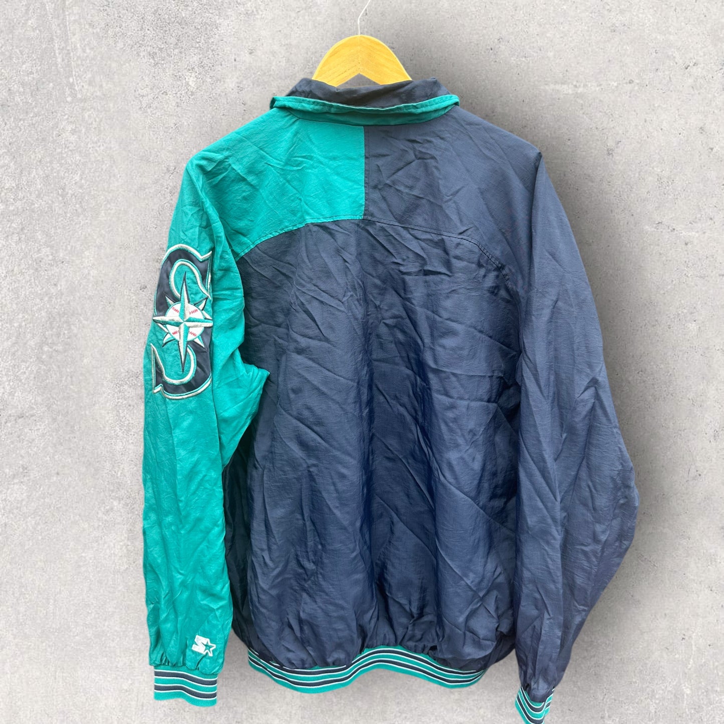 SEATTLE MARINERS STARTER MLB VINTAGE WINDBREAKER JACKET