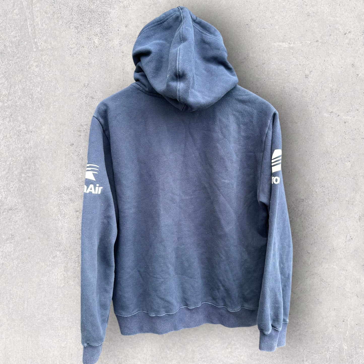 PARRAMATTA EELS MACRON BLUE HOODED PULLOVER JUMPER