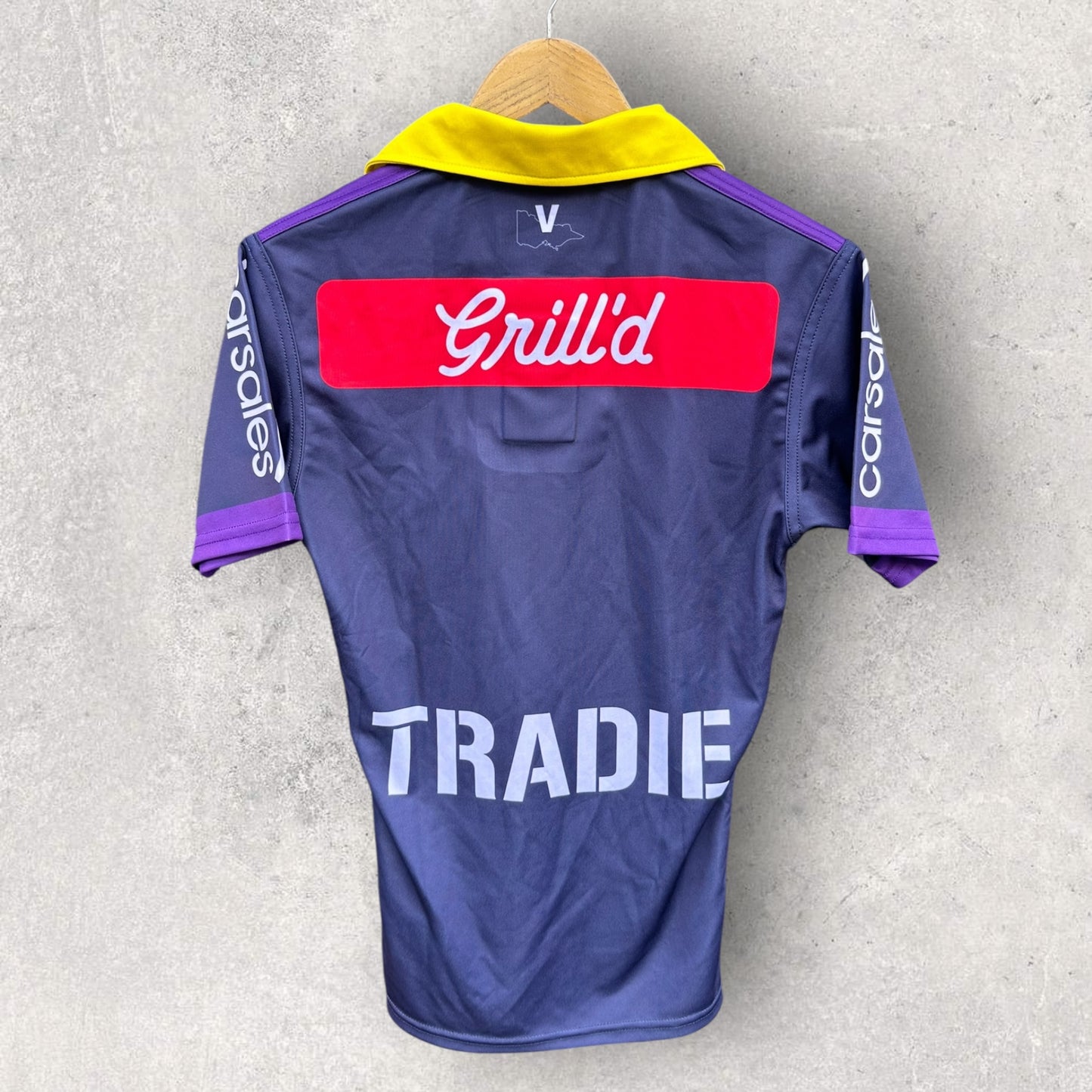 MELBOURNE STORM 2025 HERITAGE PLAYER ISSUED JERSEY TO JACK HOWARTH SIGNED BY TEAM