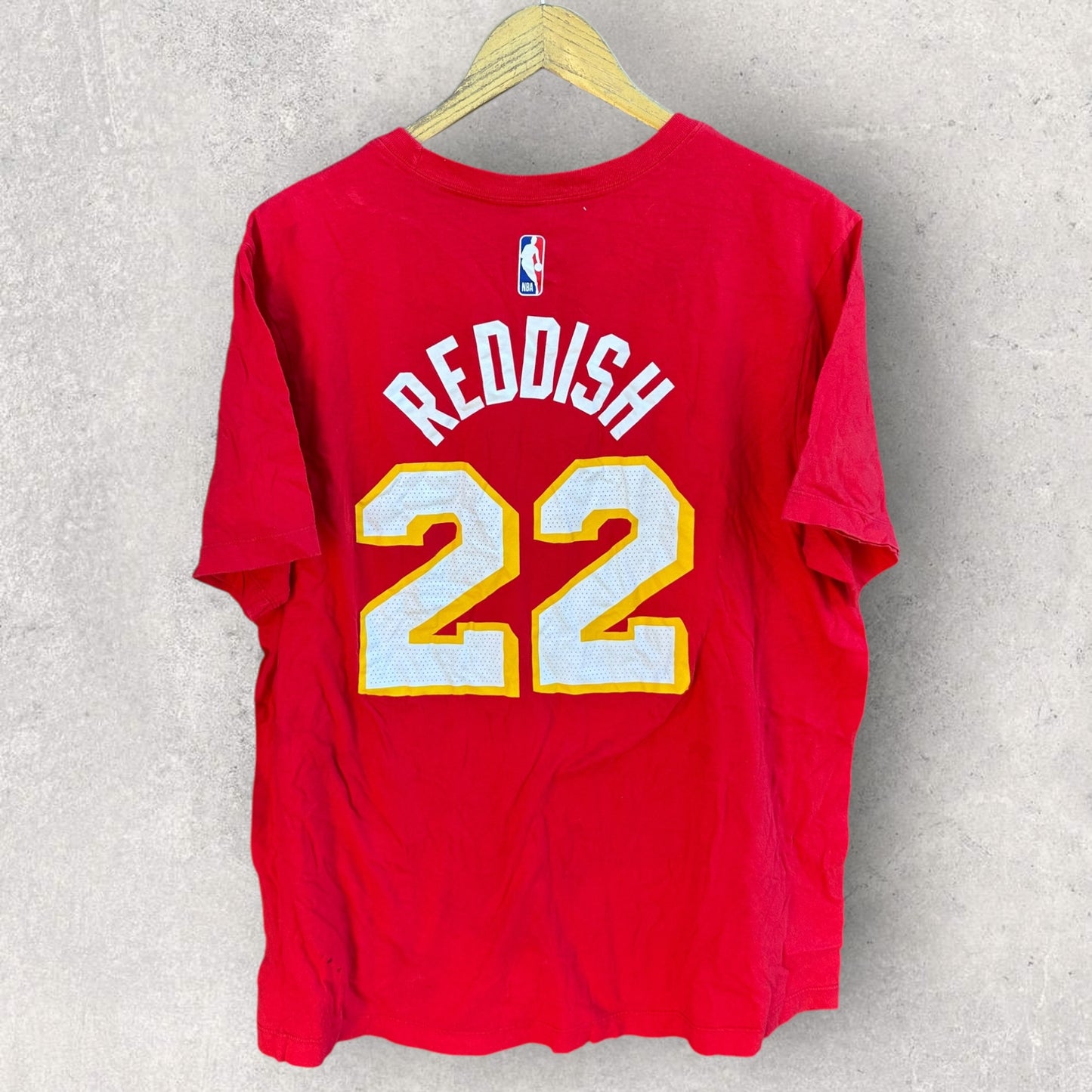 CAM REDDISH ATLANTA HAWKS NIKE NBA RED SHIRT