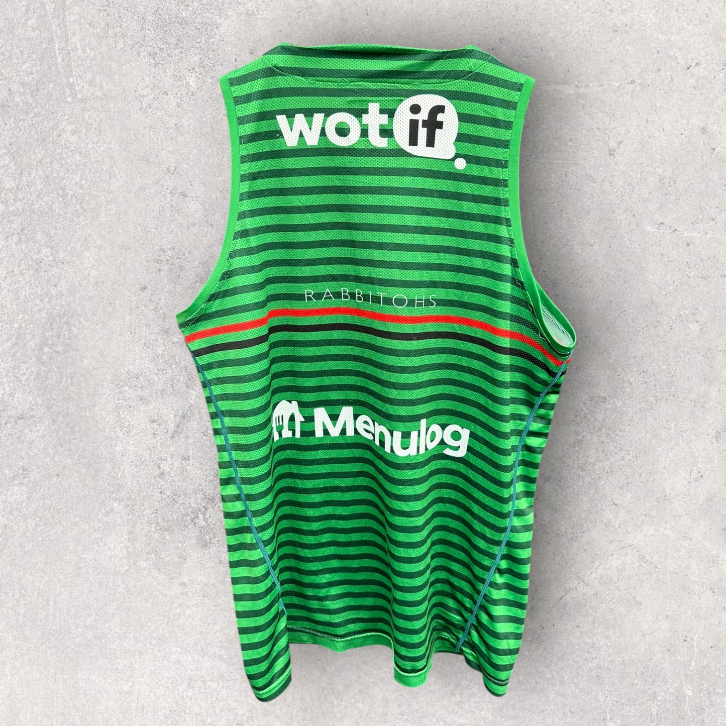 South Sydney Rabbitohs Davey Moale Player Issued Singlet Shirt