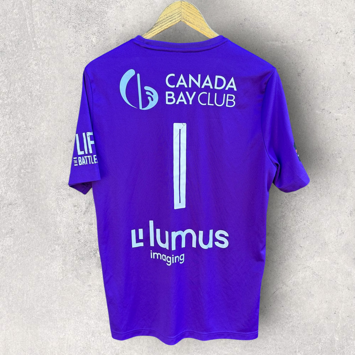 APIA LEICHHARDT MACRON PURPLE FOOTBALL JERSEY