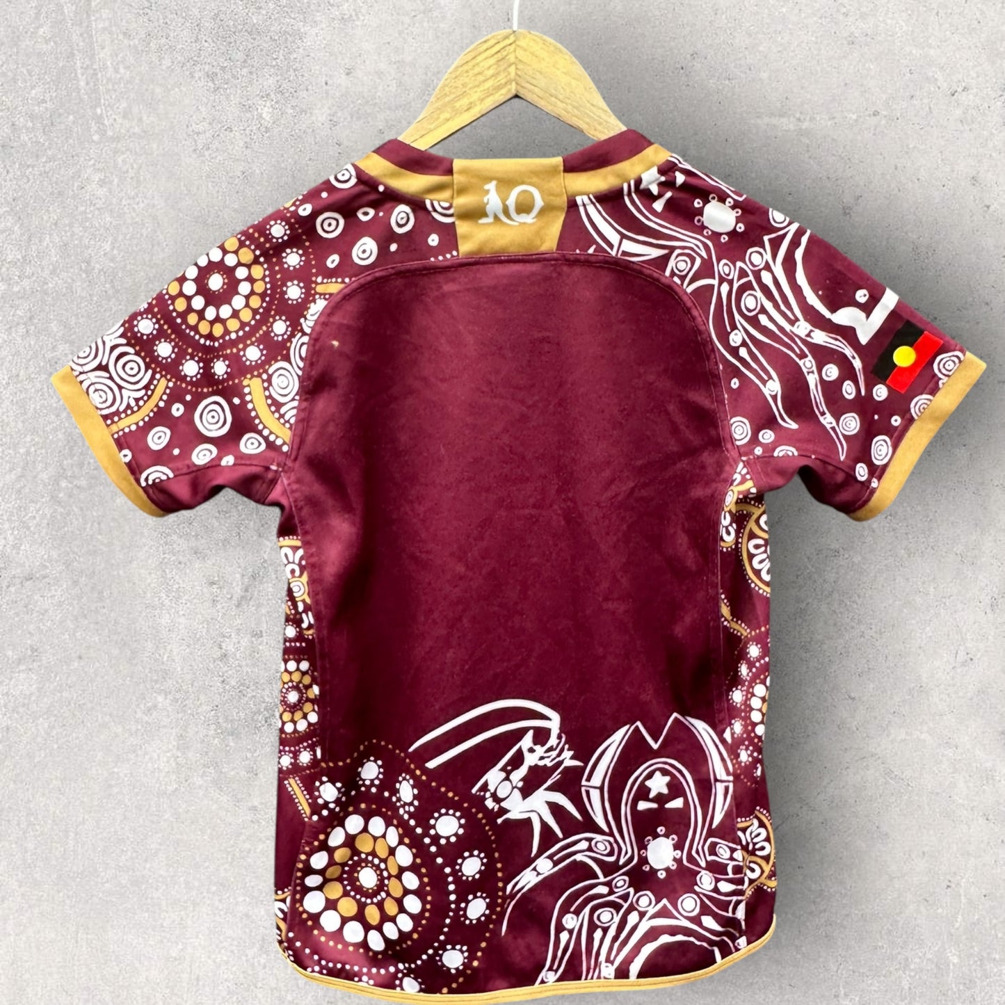 QUEENSLAND MAROONS ISC 2018 INDIGENOUS KIDS JERSEY