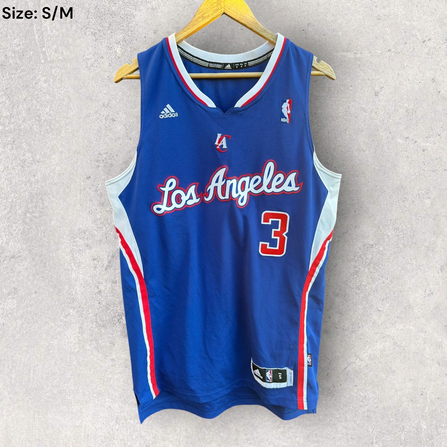 CHRIS PAUL CP3 LOS ANGELES CLIPPERS 2012 NBA ADIDAS SWINGMAN JERSEY