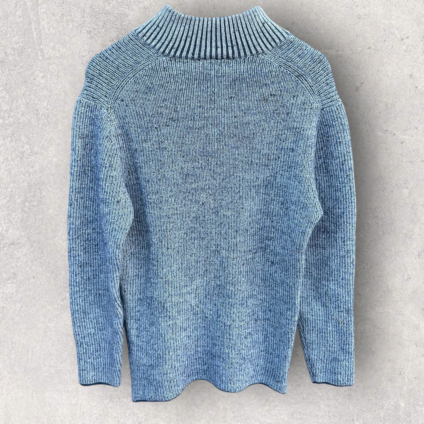 RODD & GUNN EUROPEAN YARN 100% WOOLEN QUARTER ZIP JUMPER