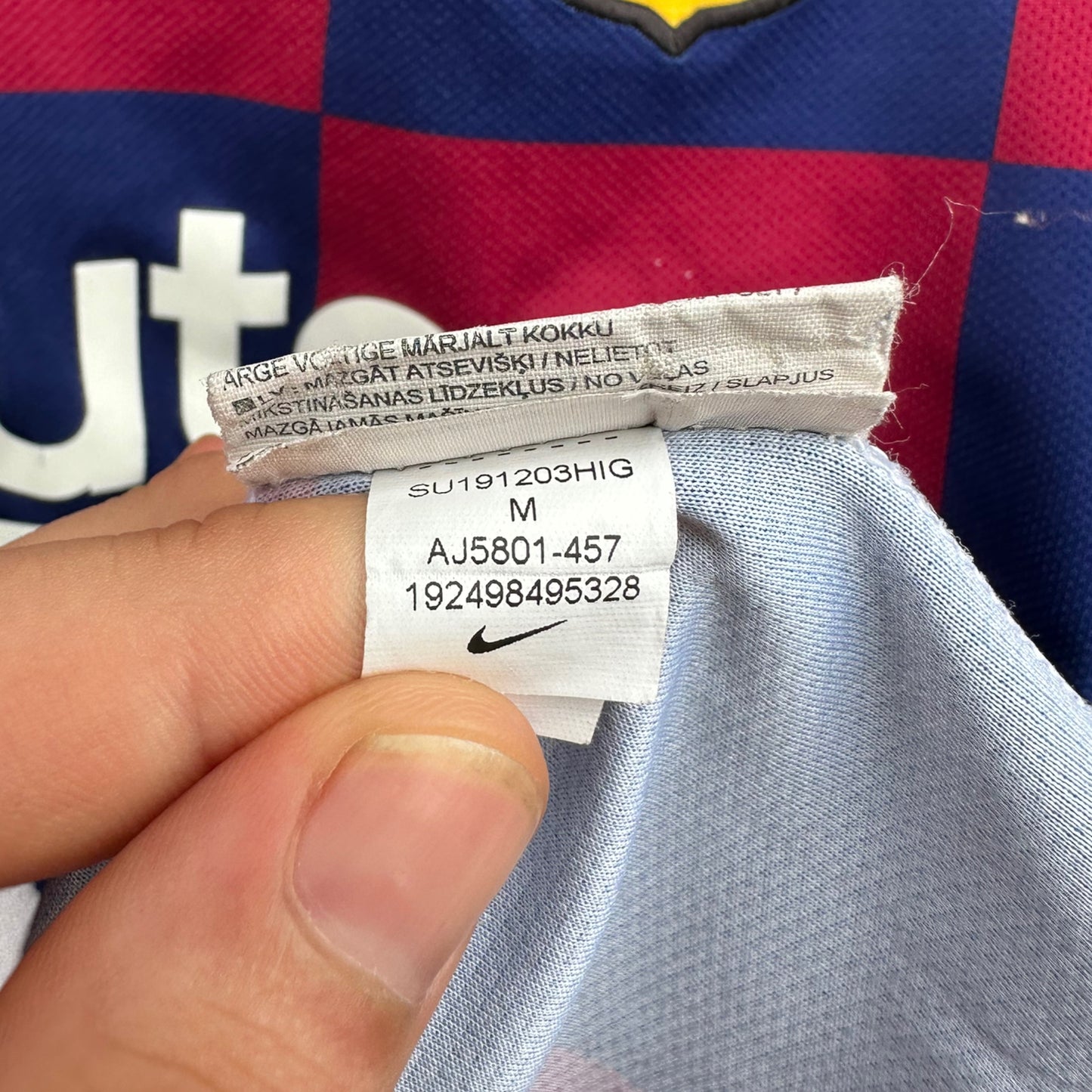 MESSI BARCELONA 2019-2020 NIKE HOME KIDS JERSEY