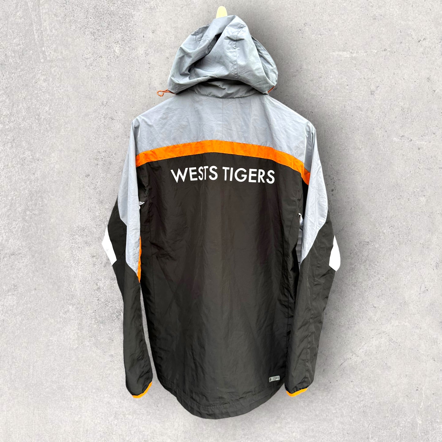 WESTS TIGERS WINDBREAKER HOODED JACKET