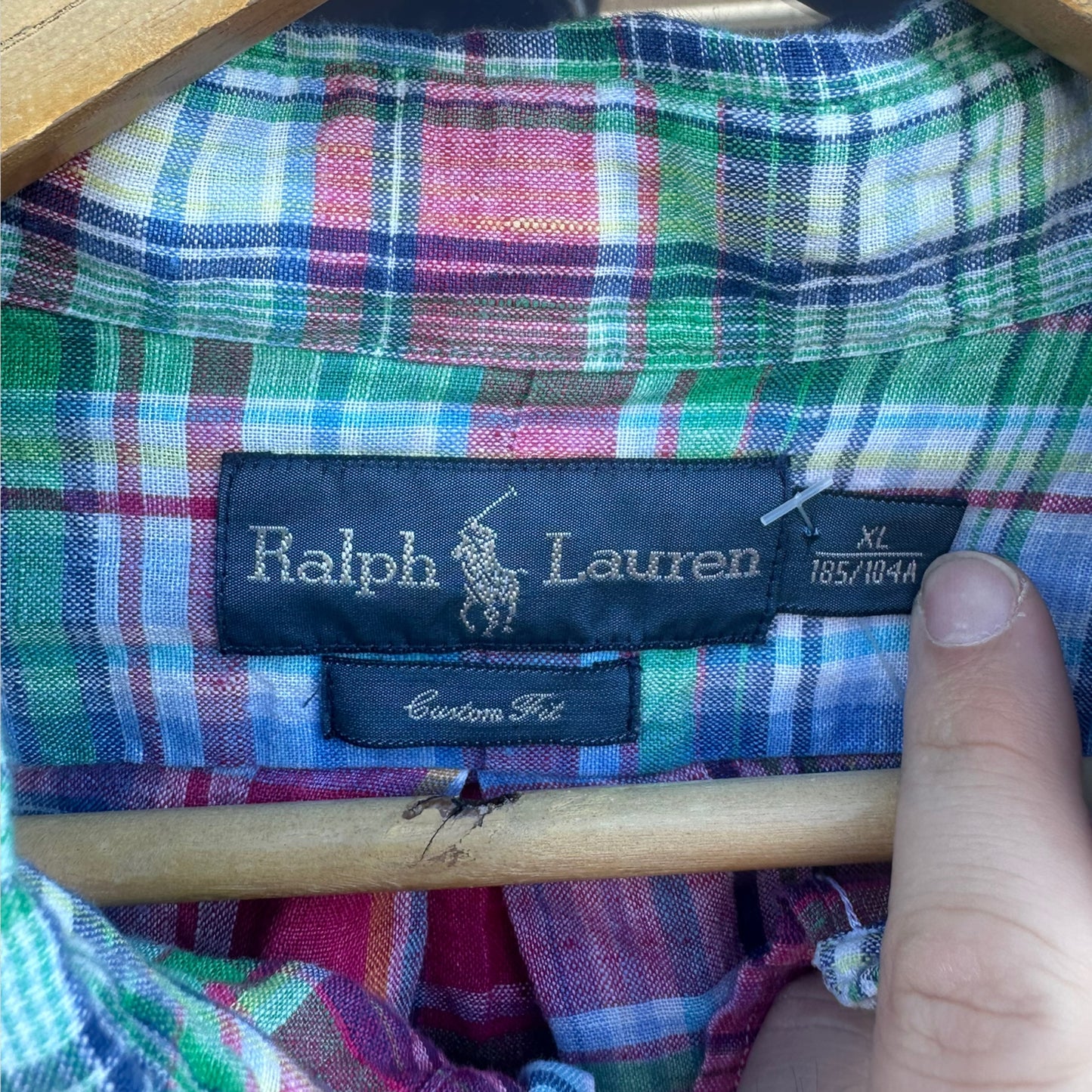 RALPH LAUREN POLO MENS LONG SLEEVE BUTTON UP SHIRT