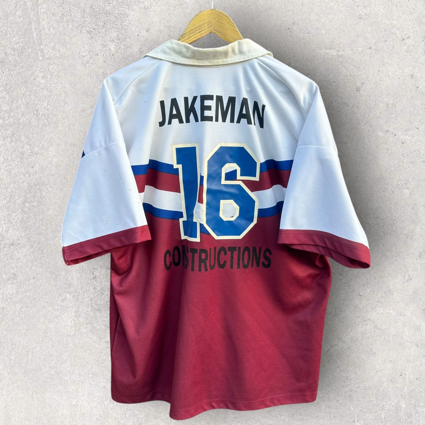 MT ISA Lions Town Rugby League Club Vintage Match Worn Jersey