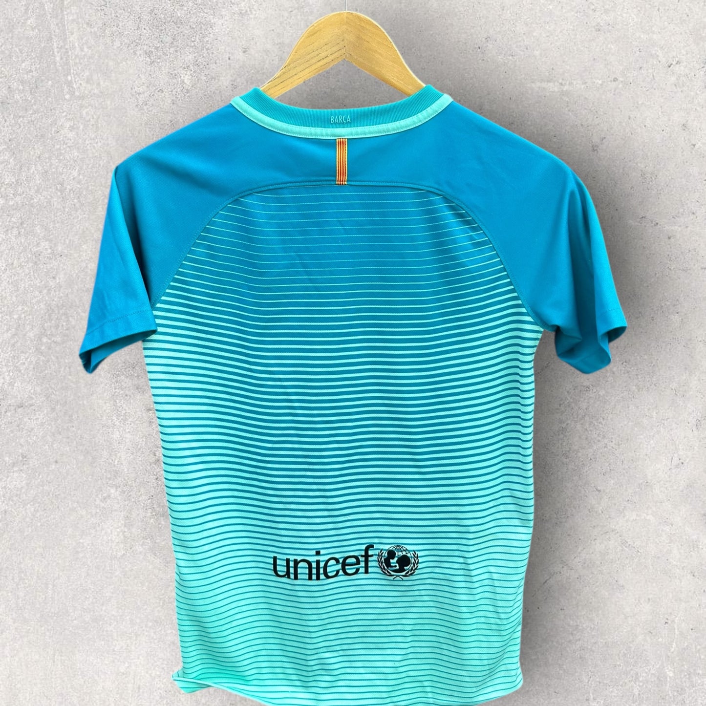 BARCELONA FC 2017-2018 THIRD NIKE FOOTBALL JERSEY