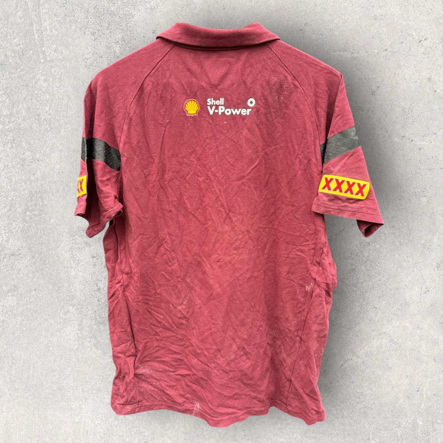 QUEENSLAND MAROONS PUMA STATE OF ORIGIN MEDIA POLO