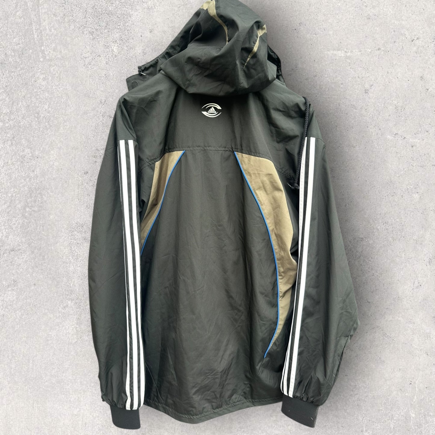 NEW ZEALAND ALL BLACKS ADIDAS WINDBREAKER HOODED JACKET