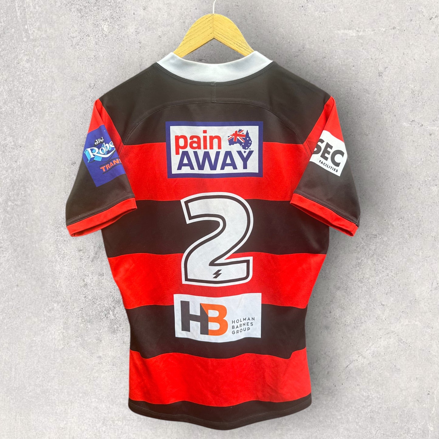 LEICHARDT WANDERERS MATCH WORN RUGBY LEAGUE JERSEY