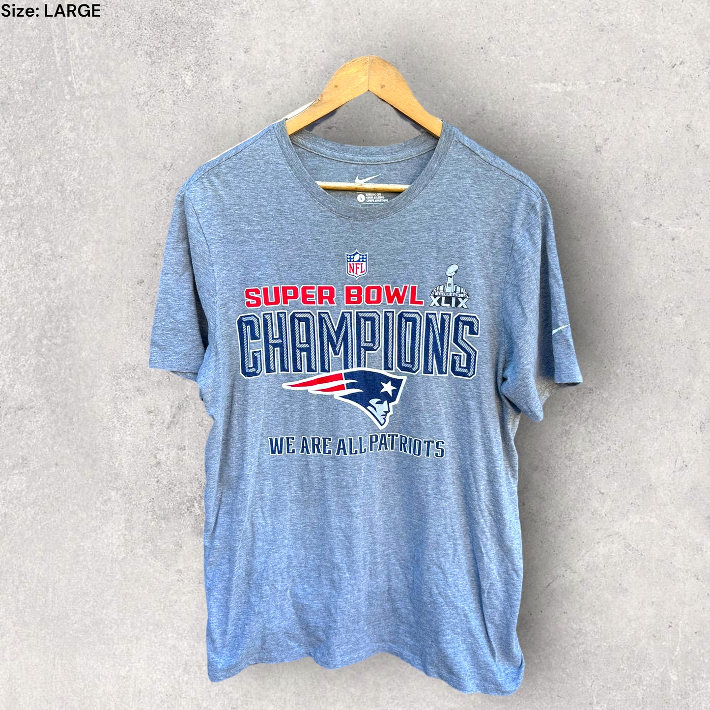 NEW ENGLAND PATRIOTS SUPERBOWL 49 CHAMPIONS SHIRT