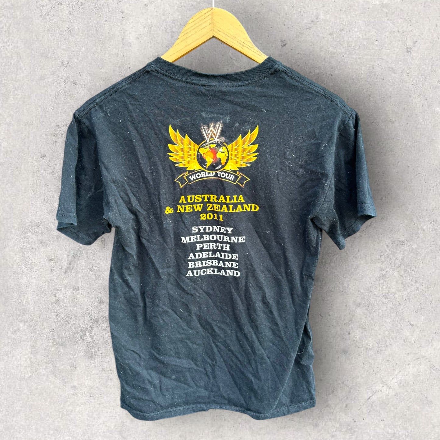 WWE 2011 WORLD TOUR AUSTRALIA T-SHIRT