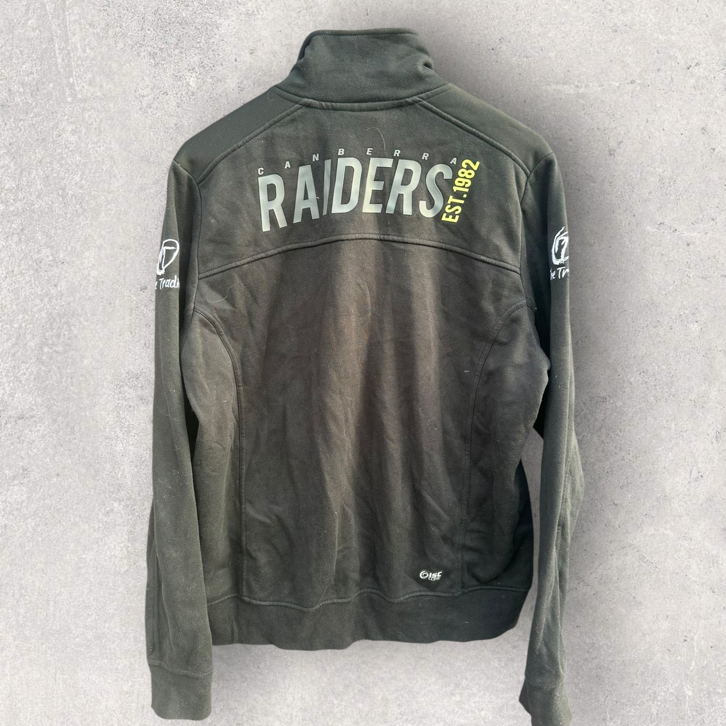 Canberra Raiders ISC Black Full Zip NRL Jacket
