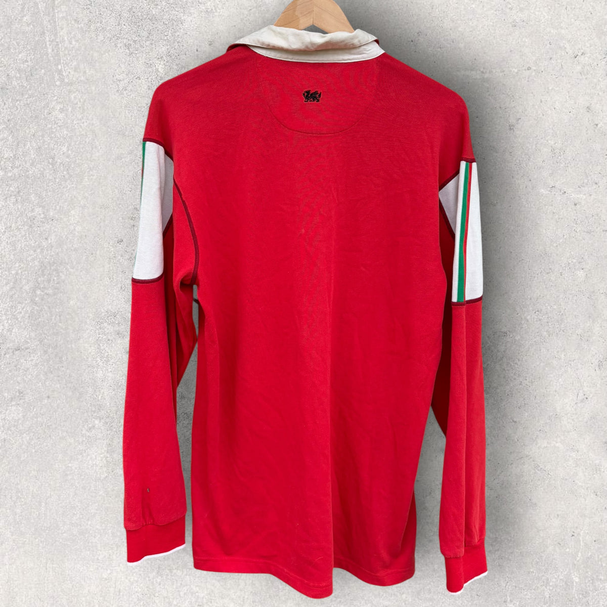 Wales 2003 Rugby World Cup Long Sleeve Vintage Cotton Jersey