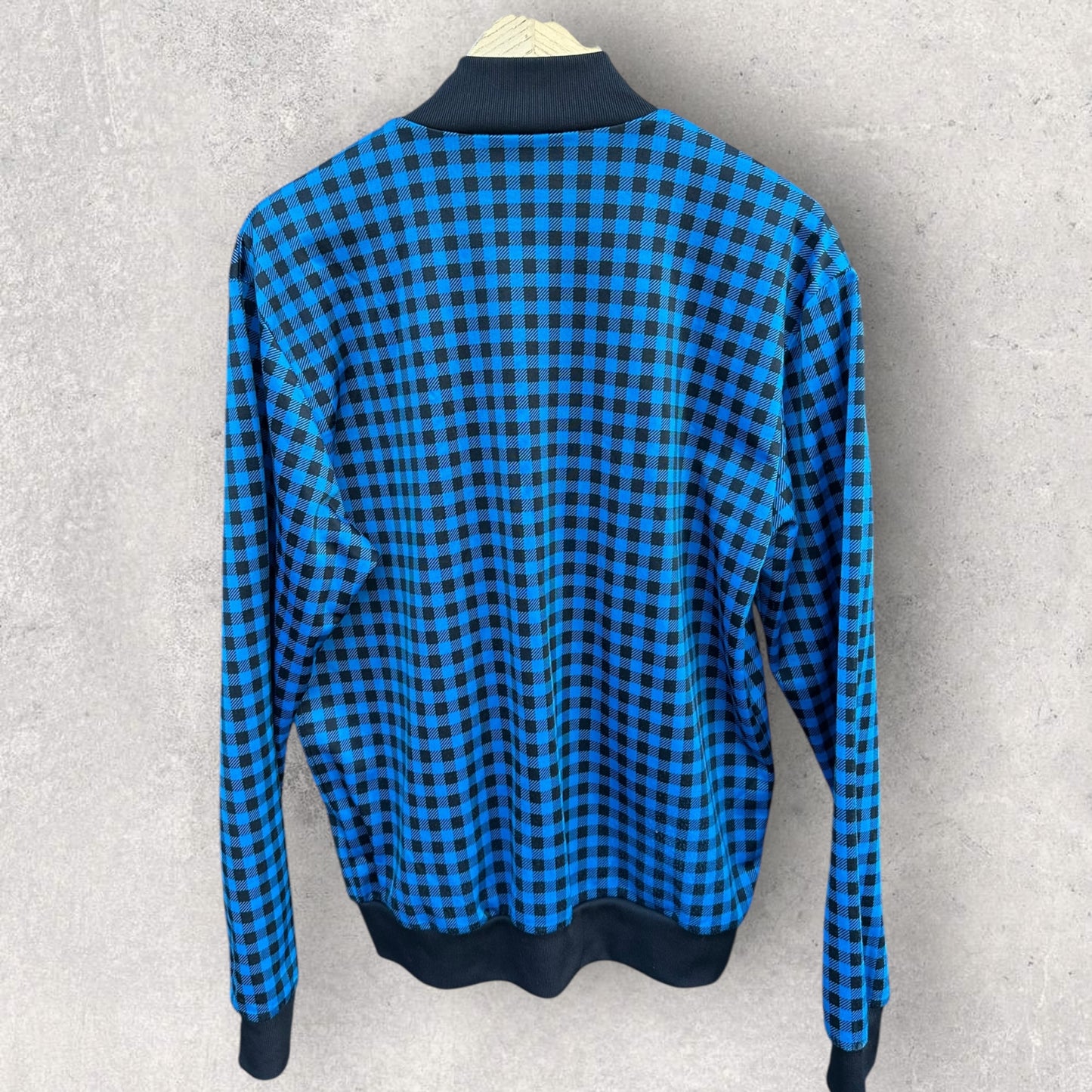 CARHARTT BLUE & BLACK CHECKERED FULL ZIP JACKET