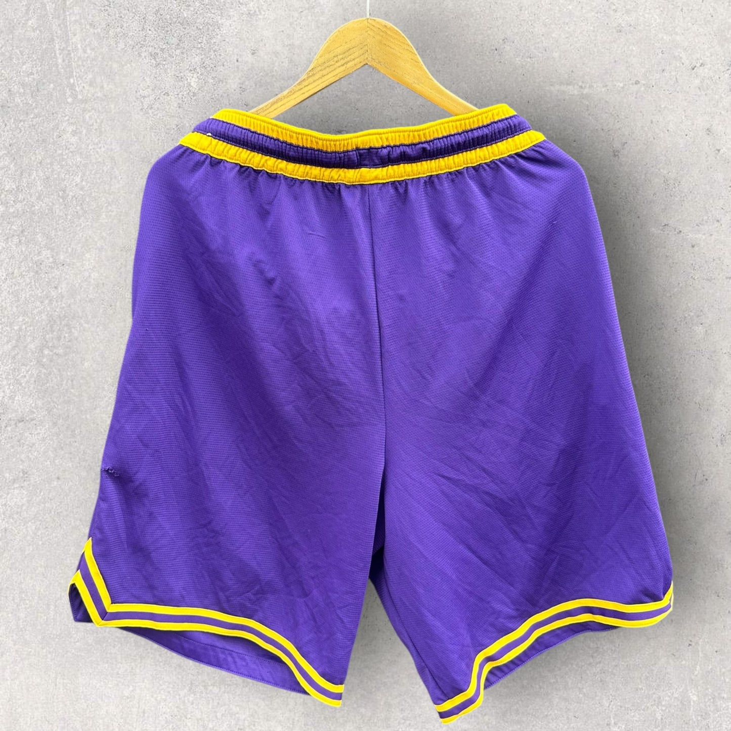LOS ANGELES LAKERS NIKE NBA PURPLE BASKETBALL SHORTS