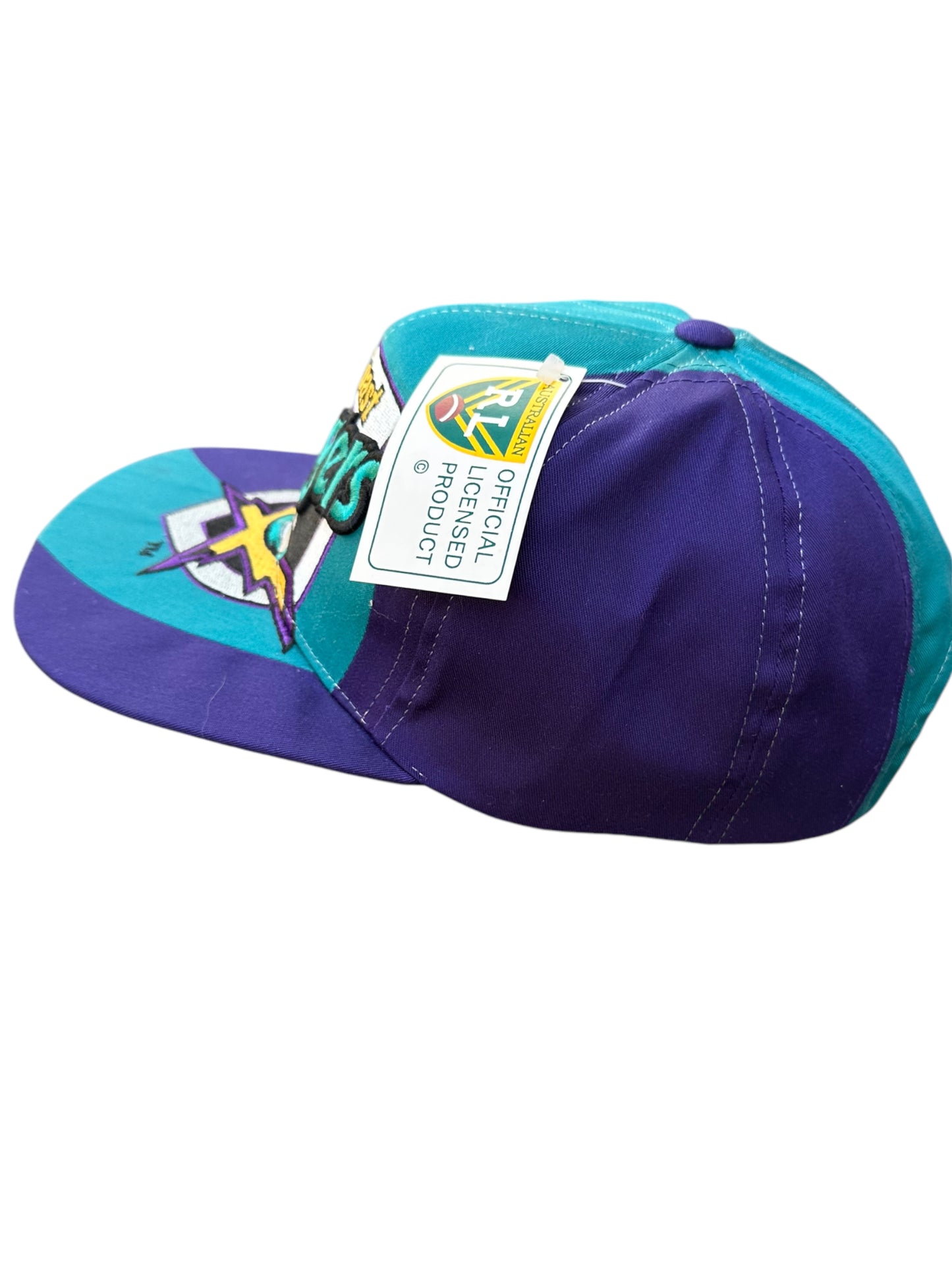 GOLD COAST CHARGERS ARL RUGBY LEAGUE VINTAGE DEADSTOCK SNAPBACK HAT BRAND NEW WITH TAGS