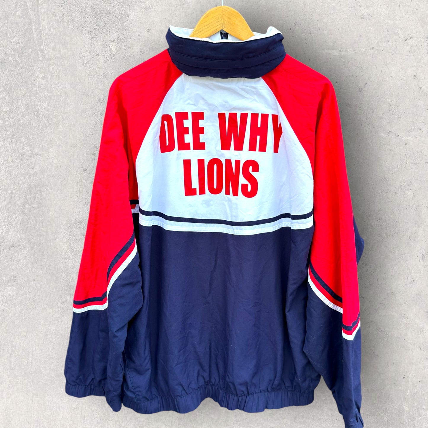 DEE WHY LIONS CANTERBURY VINTAGE RUGBY UNION WINDBREAKER JACKET